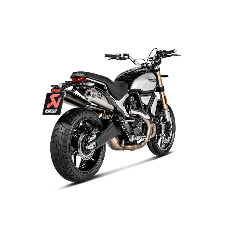 Terminali Akrapovic Slip On Titanio Ce Ducati Scrambler 1100 5 Terminali Akrapovic Slip On Titanio Ce Ducati Scrambler 1100 - immagine 3