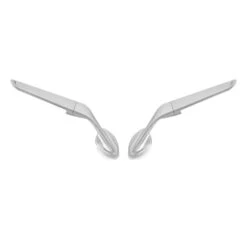 Coppia Specchi Rizoma Stealth Aprilia Rs660 Argento
