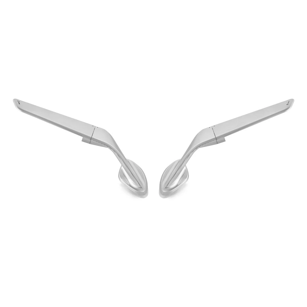 Coppia Specchi Rizoma Stealth Aprilia Rs660 Argento 3 Coppia Specchi Rizoma Stealth Aprilia Rs660 Argento