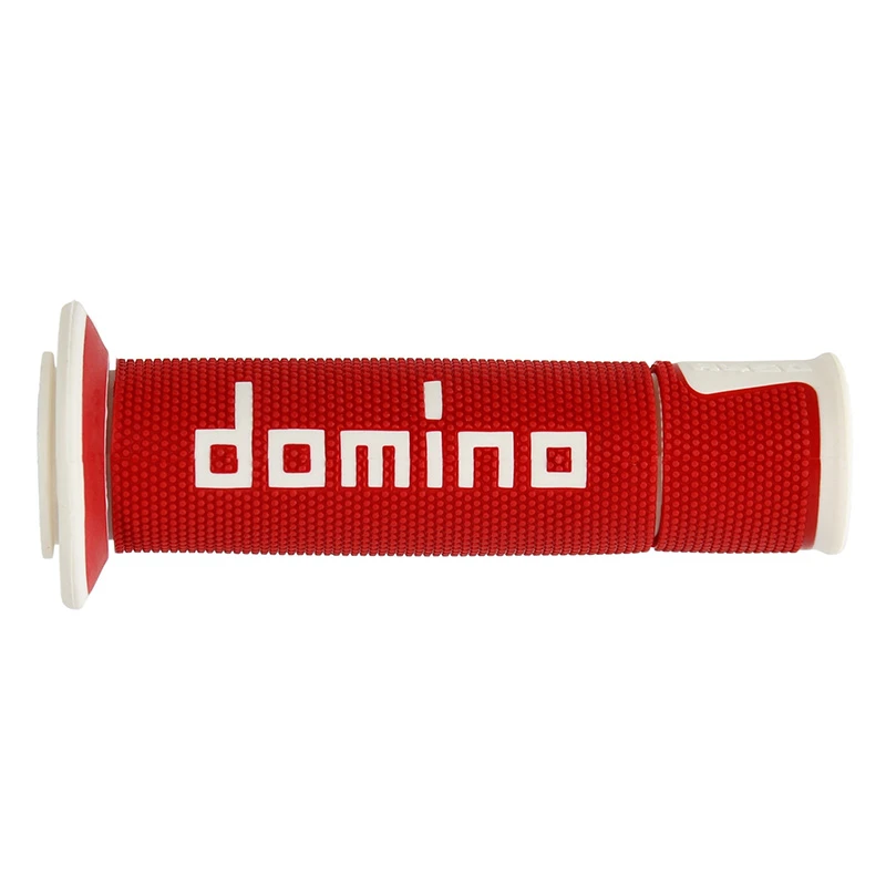 Manopole Domino A450 Rosso Bianco 3 Manopole Domino A450 Rosso Bianco