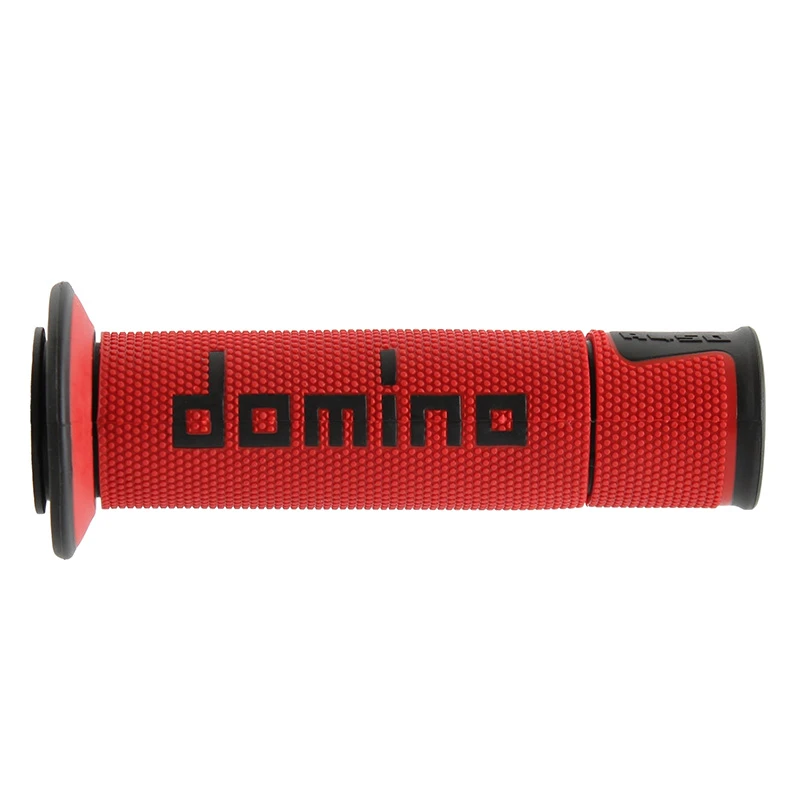 Manopole Domino A450 Rosso Nero 3 Manopole Domino A450 Rosso Nero