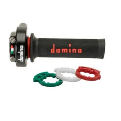 Manopole Comando Gas Domino Xm2 5176 Racing Nero