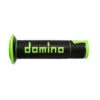 Coppia Manopole Domino A45041c Racing Nero Verde -Vendite Givi domino manopoleracing neroverde
