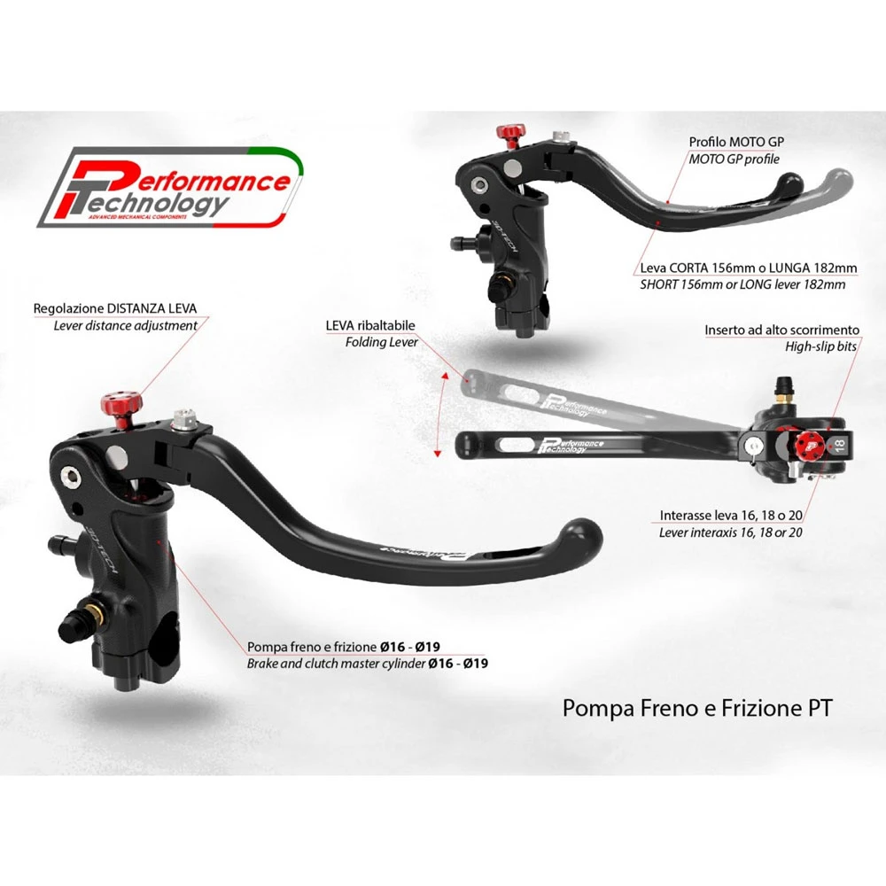 Leve Performance Technology Pompa Freno Radiale Corta 5 Leve Performance Technology Pompa Freno Radiale Corta - immagine 3