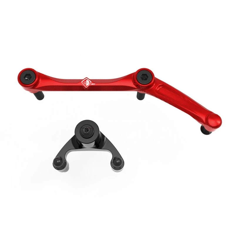 Supporto Ammortizzatore Sterzo Ducabike Sas17 Rosso 3 Supporto Ammortizzatore Sterzo Ducabike Sas17 Rosso