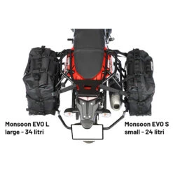 Tessuto Borsa Enduristan Monsoon Evo Large Nero -Vendite Givi enduristan monsoonevo difference