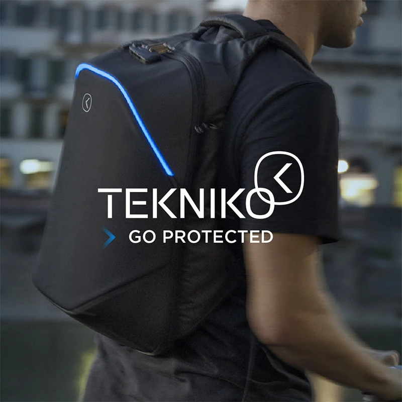 Zaini Zaino Intempo Tekniko Led Nero Blu 4 Zaini Zaino Intempo Tekniko Led Nero Blu - immagine 2