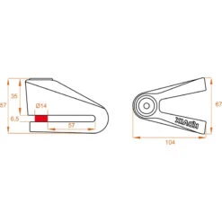 Bloccadisco Kovix Kvs2-ss Acciaio 5 Bloccadisco Kovix Kvs2-ss Acciaio -Vendite Givi kovix kvs2 ss 2