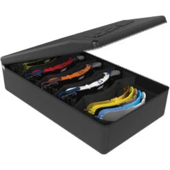 Tessuto Custodia Leatt Goggle Case Velocity Nero