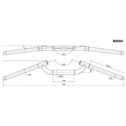 Manubrio Race Retrò (22-29 Mm) Rizoma 7 Manubrio Race Retrò (22-29 Mm) Rizoma -Vendite Givi ma054b 1