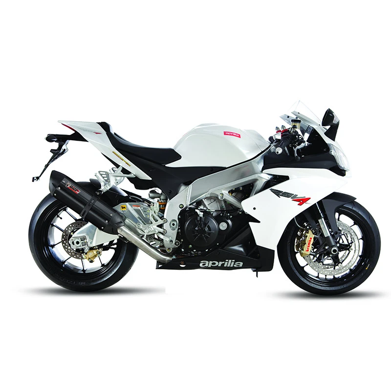 Terminali Terminale Mivv Suono Nero Inox Aprilia Rsv4 4 Terminali Terminale Mivv Suono Nero Inox Aprilia Rsv4 - immagine 2