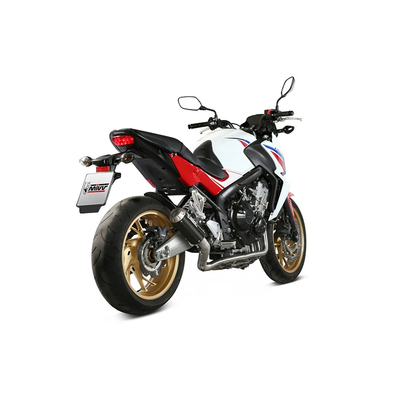 Scarichi Completi Kit Mivv Mk3 Single Carbonio Racing Cb650f 4 Scarichi Completi Kit Mivv Mk3 Single Carbonio Racing Cb650f - immagine 2