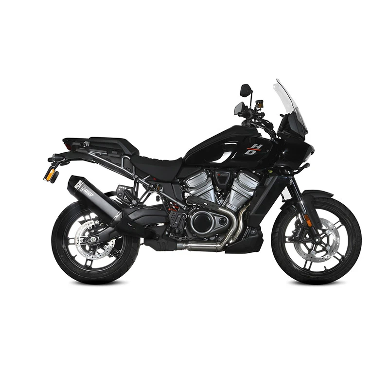 Terminali Mivv Speed Edge Nero Inox Slip On Pan America 4 Terminali Mivv Speed Edge Nero Inox Slip On Pan America - immagine 2