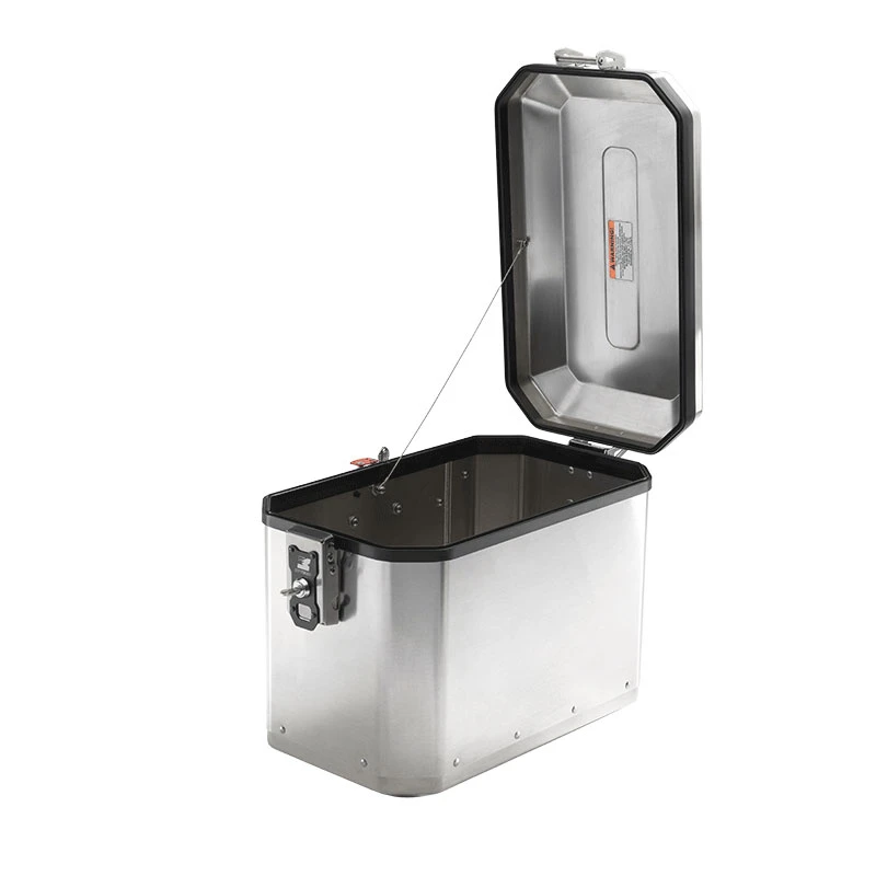 Valige Laterali Valigia Dritta Mytech Model-x Raw 48 Lt Argento 5 Valige Laterali Valigia Dritta Mytech Model-x Raw 48 Lt Argento - immagine 3