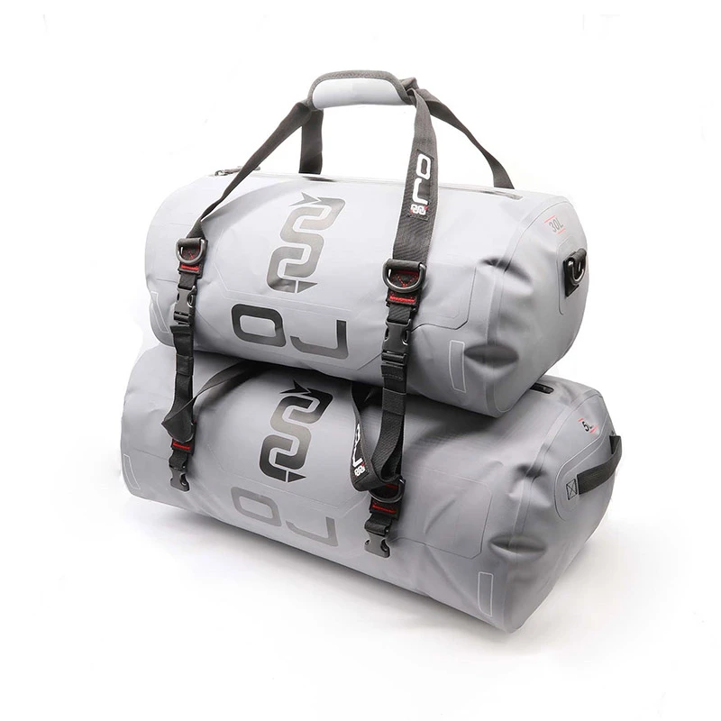 Tessuto Borsa Da Sella Oj Dry Travel 50l Grigio 4 Tessuto Borsa Da Sella Oj Dry Travel 50l Grigio - immagine 2