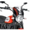 Cupolini Puig Cupolino Naked Ducati Scrambler 15 Trasparente / Nero -Vendite Givi puig 7652w