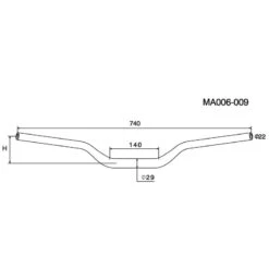 Rizoma Manubrio Conico Ma006r -Vendite Givi rizoma ma006 3