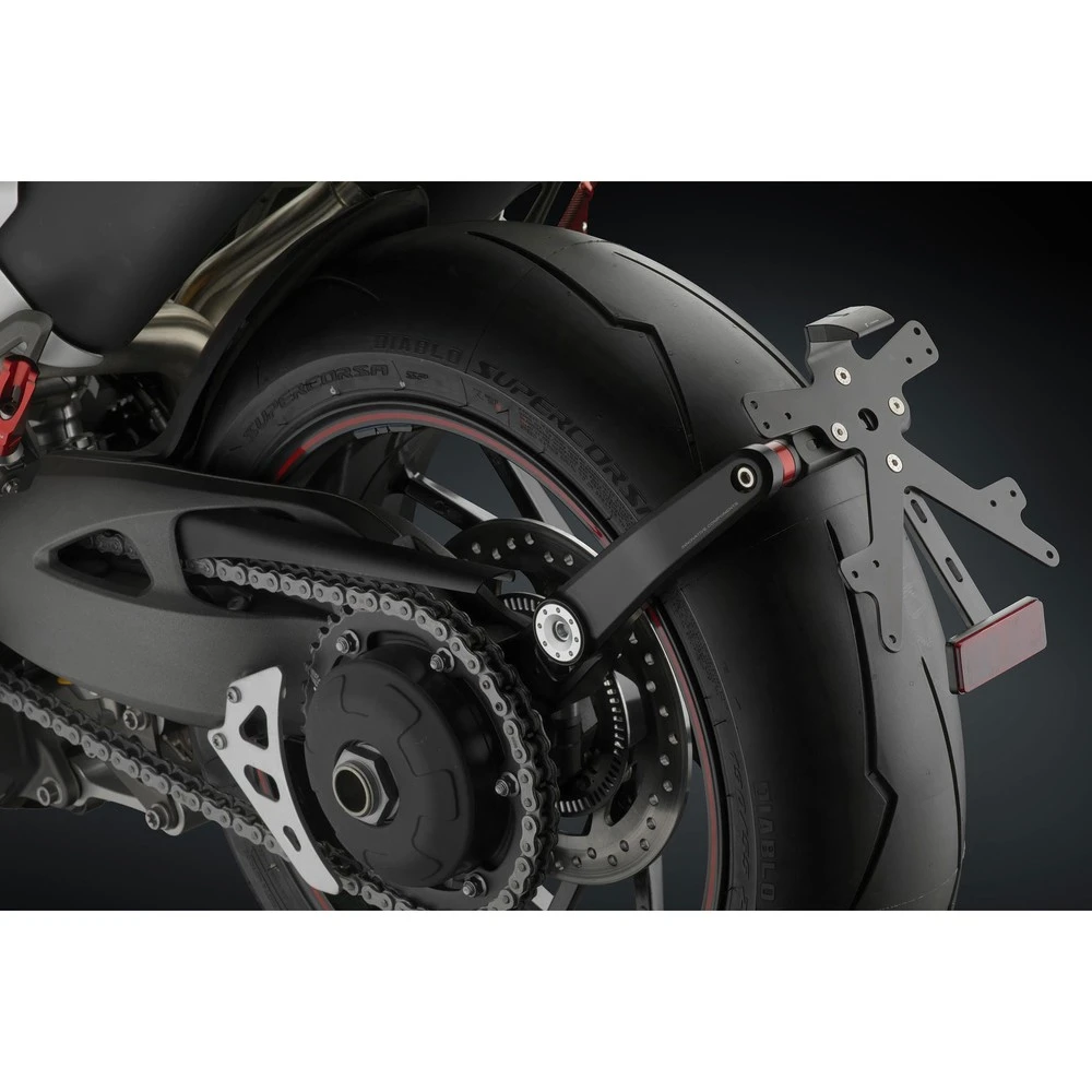 Portatarga Rizoma Porta Targa Pt667b Side Arm 4 Portatarga Rizoma Porta Targa Pt667b Side Arm - immagine 2