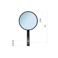 Rizoma Specchio Eccentrico Grigio -Vendite Givi rizoma specchio eccentrico 1