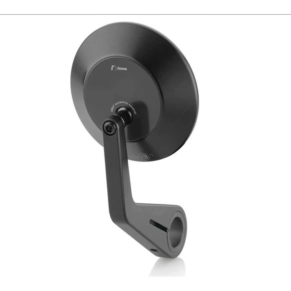 Rizoma Specchio Eccentrico Nero 3 Rizoma Specchio Eccentrico Nero