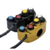 Manubri Pulsantiera Sinistra Stm 5 Pulsanti Standard Oro