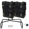 Valige Laterali Kit Valigie Unit Garage Canvas R Ninet Nero