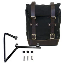 Valige Laterali Unit Garage Canvas+telaio Husqvarna Svart 701 Marrone