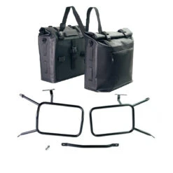 Valige Laterali Kit Borse Laterali Unit Garage Khali R Ninet Nero