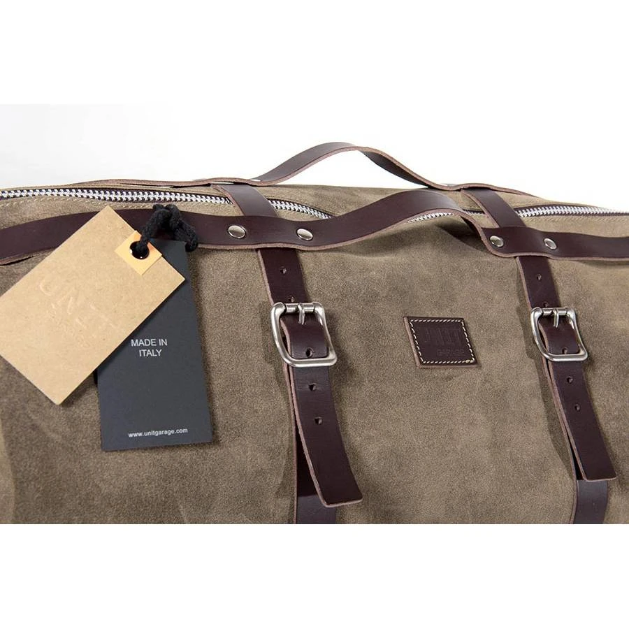 Tessuto Unit Garage Borsa Duffle Kalahari 43l Crosta Di Cuoio Grigio 4 Tessuto Unit Garage Borsa Duffle Kalahari 43l Crosta Di Cuoio Grigio - immagine 2