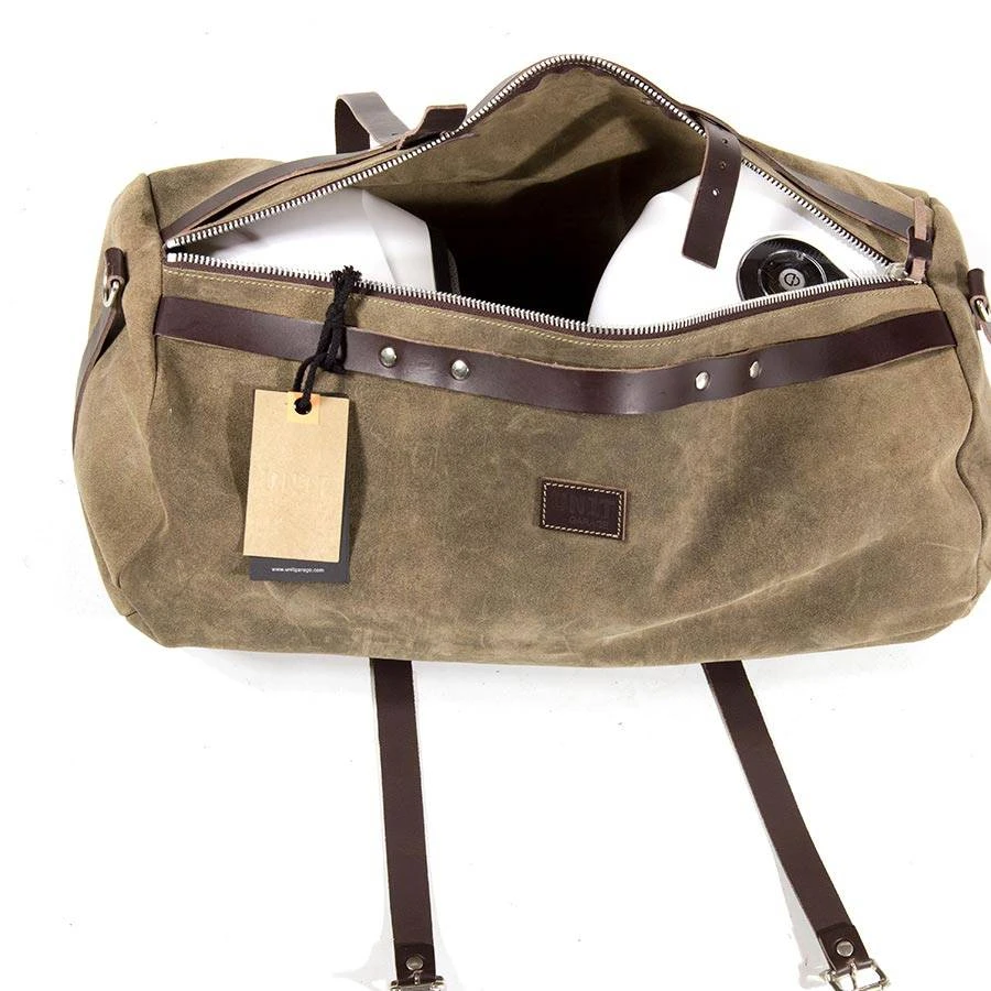 Tessuto Unit Garage Borsa Duffle Kalahari 43l Crosta Di Cuoio Grigio 5 Tessuto Unit Garage Borsa Duffle Kalahari 43l Crosta Di Cuoio Grigio - immagine 3