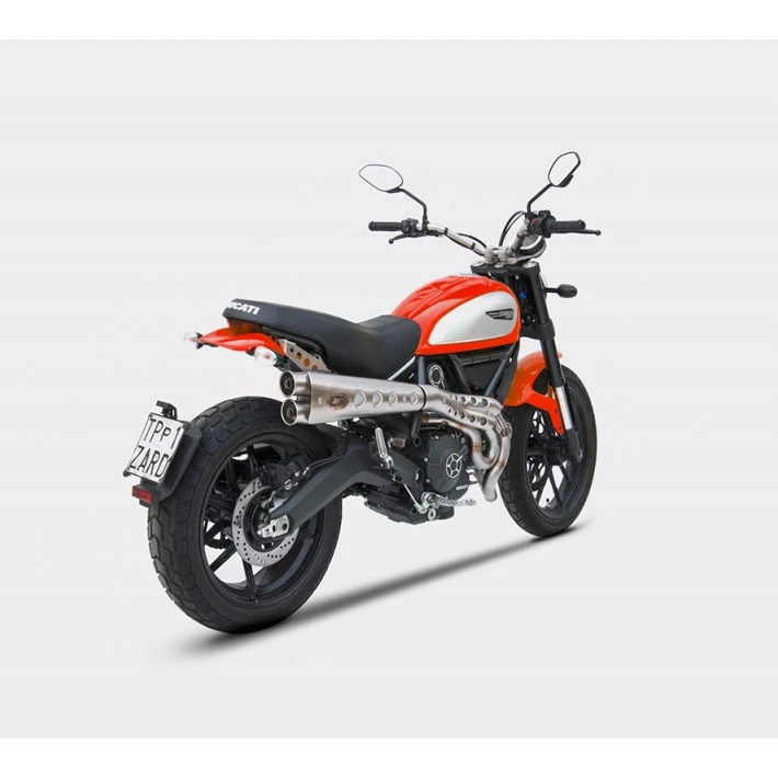 Scarichi Completi Zard Ducati Scrambler Kit Completo Omologato Cat Alto Db Killer 4 Scarichi Completi Zard Ducati Scrambler Kit Completo Omologato Cat Alto Db Killer - immagine 2